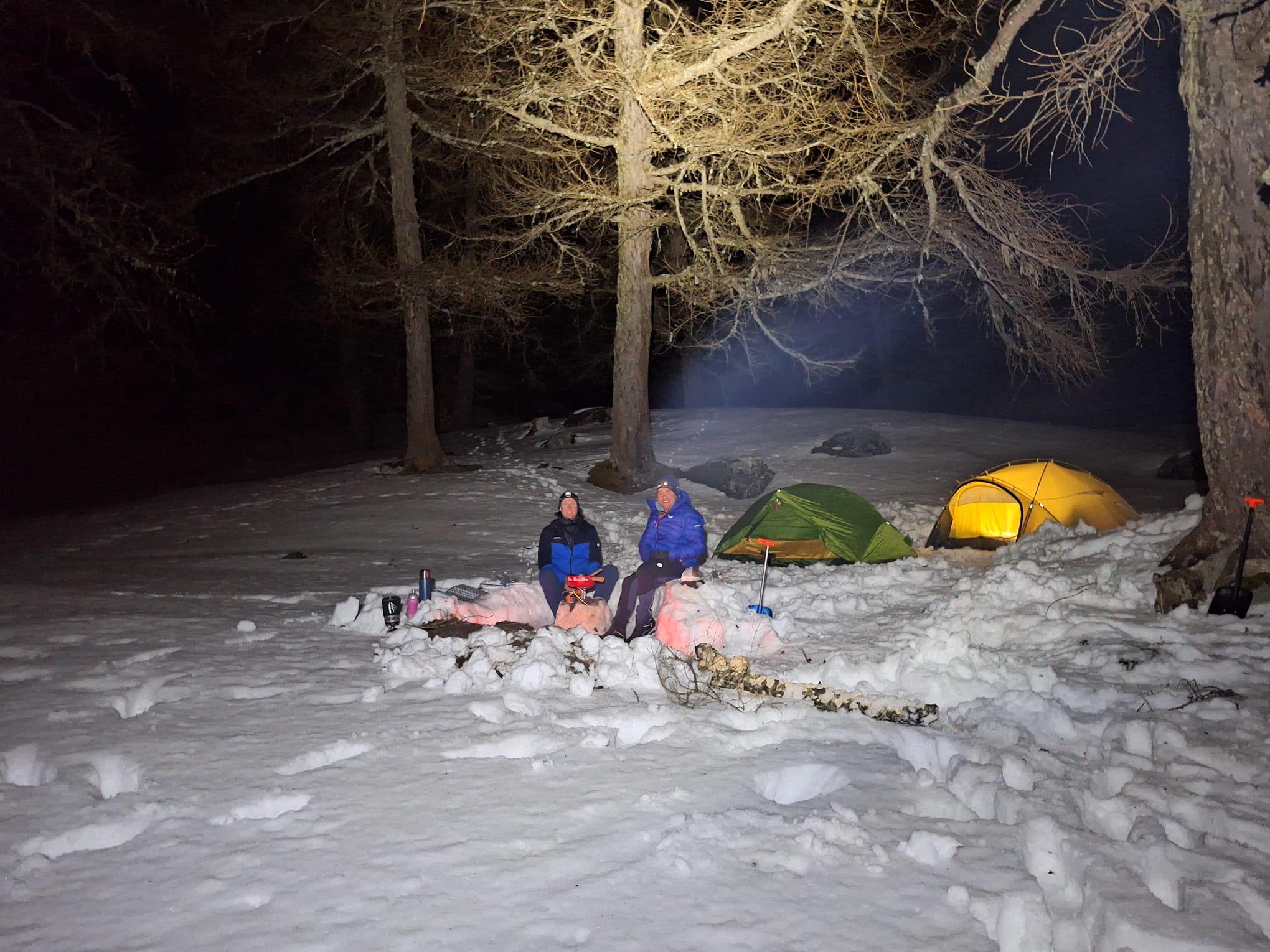 Expérience bivouac hivernal